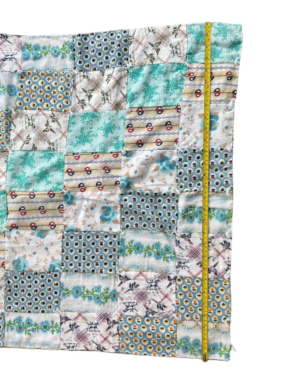 Vintage flannel quilt