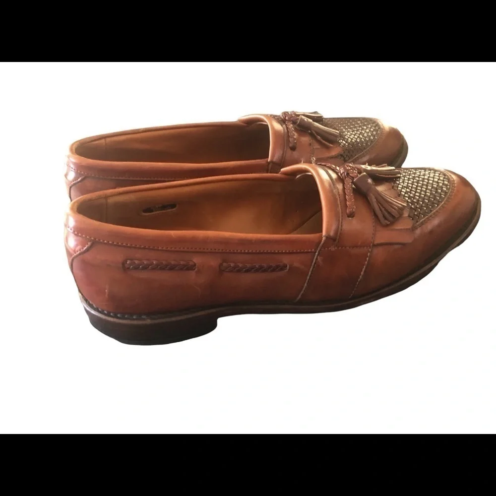 Allen Edmonds Cody Kiltie Tassel Loafer Slip On 9.5D Leather Shoe