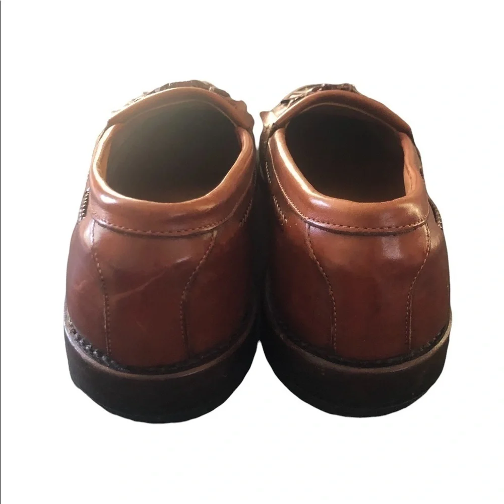 Allen Edmonds Cody Kiltie Tassel Loafer Slip On 9.5D Leather Shoe