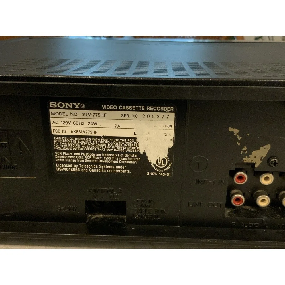 Sony slv 775hf