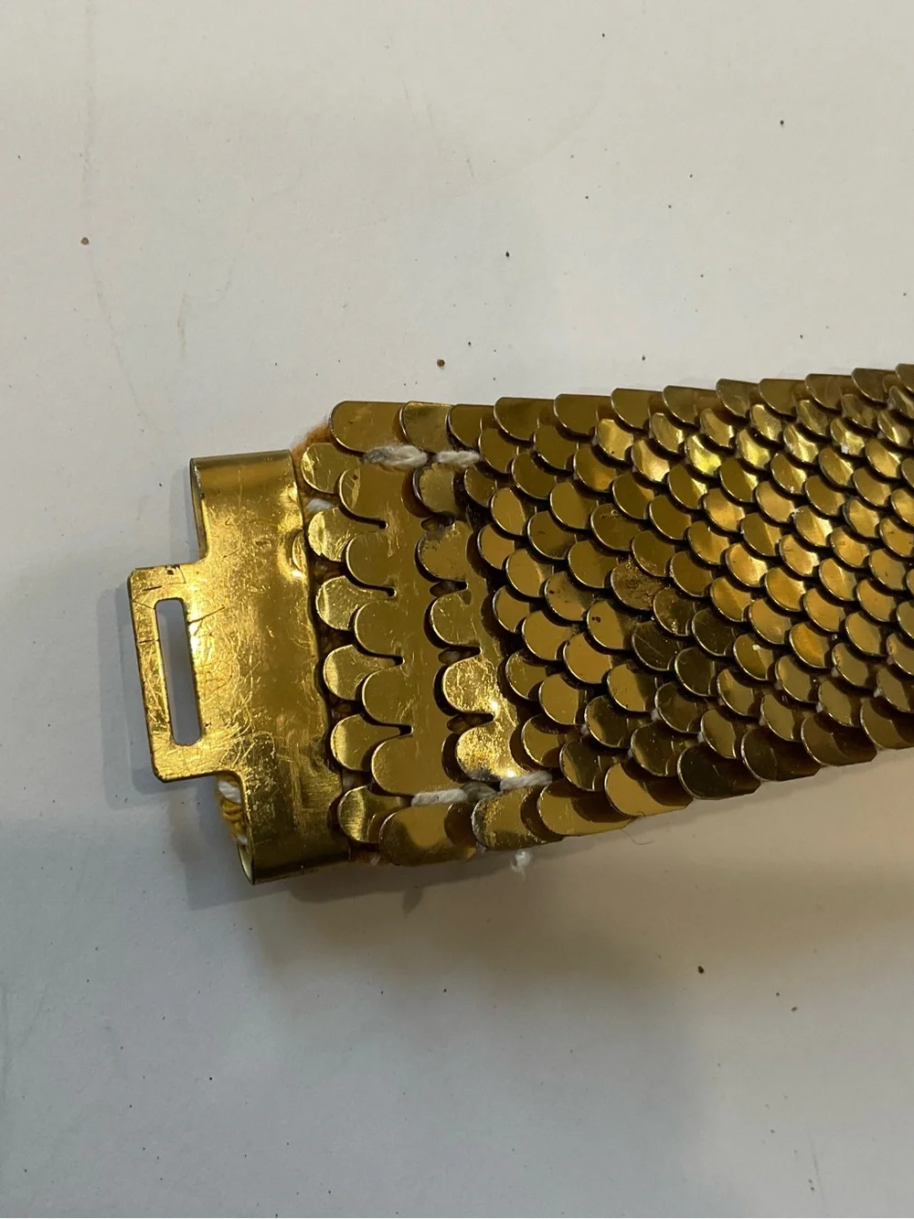 STUNNING VINTAGE GOLD MEDAL WIDE STRETCH BELT