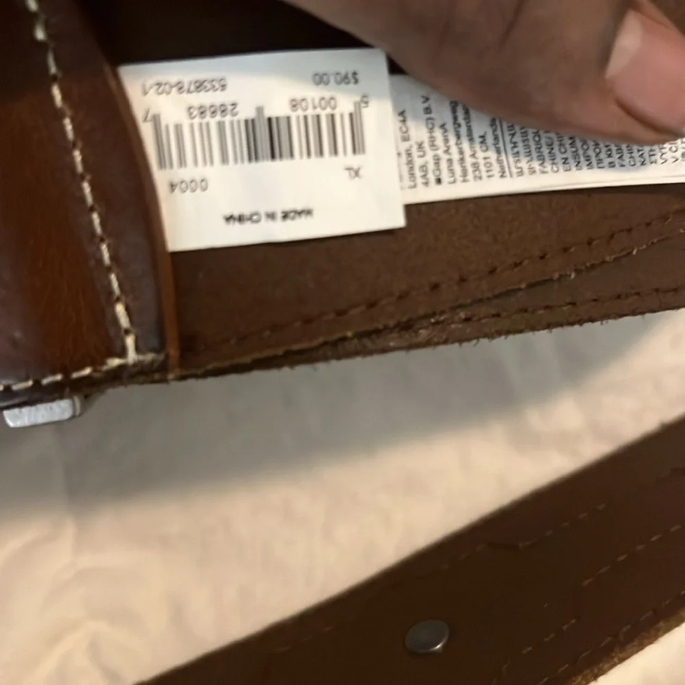 Banana Republic Women's Heritage Monte Wide Brown Concho Belt Leather western