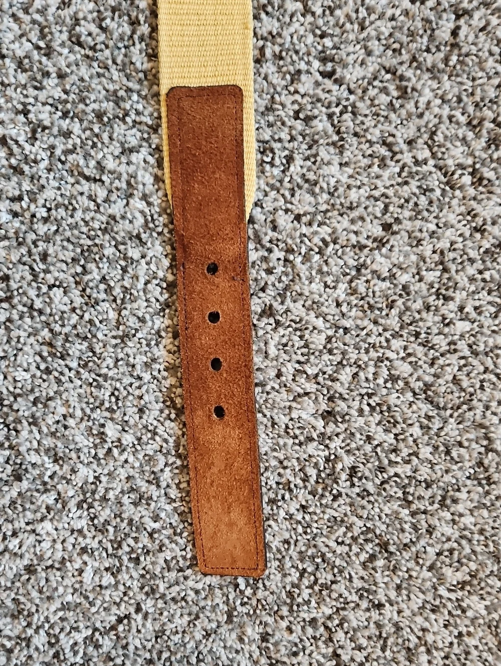 Coach Mixed Media Navy/Yellow Belt