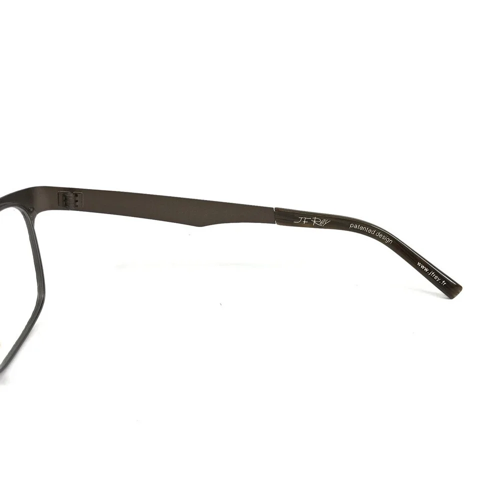 J.F. Rey Eyeglasses Frames JF2599 0707 Brown Matte Ribbed Textured 53-18-130