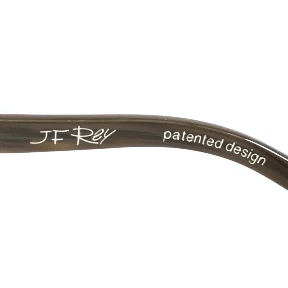 J.F. Rey Eyeglasses Frames JF2599 0707 Brown Matte Ribbed Textured 53-18-130