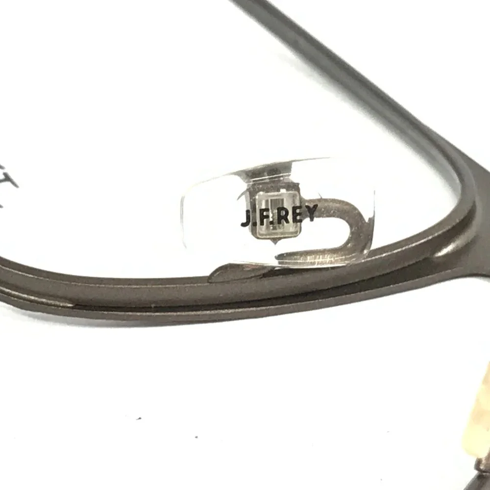 J.F. Rey Eyeglasses Frames JF2599 0707 Brown Matte Ribbed Textured 53-18-130