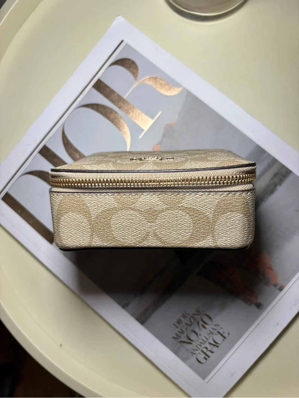 Coach zip pouch