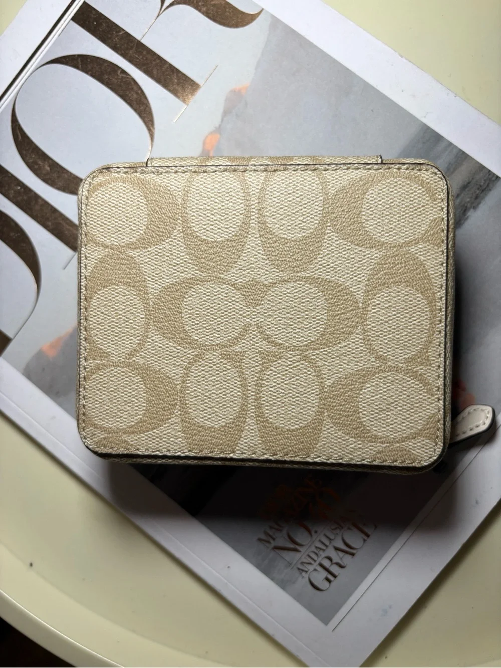 Coach zip pouch