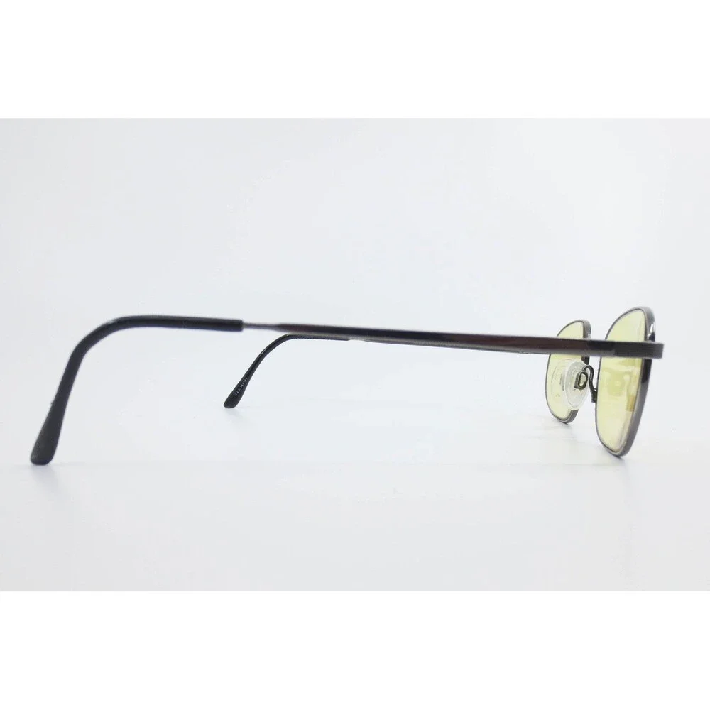 Marchon Autoflex 55 Eyeglasses Gunmetal Oval Metal Frames Flexon 53-20-140