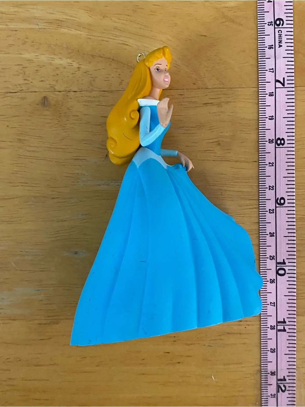 1998 Hallmark Princess Aurora Ornament with Fairies Mini Ornament