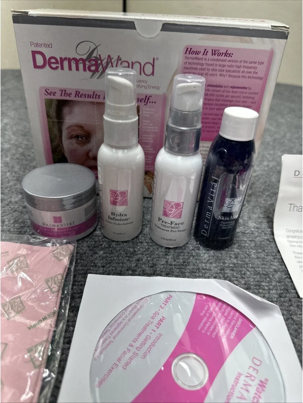 DERMA WAND High Frequency Skin Care System WAND As Seen On TV Esthetician