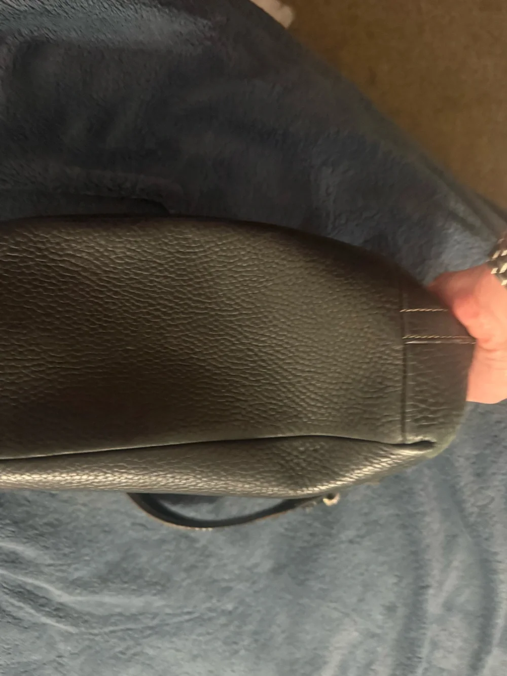 Coach closure subtle shoulder