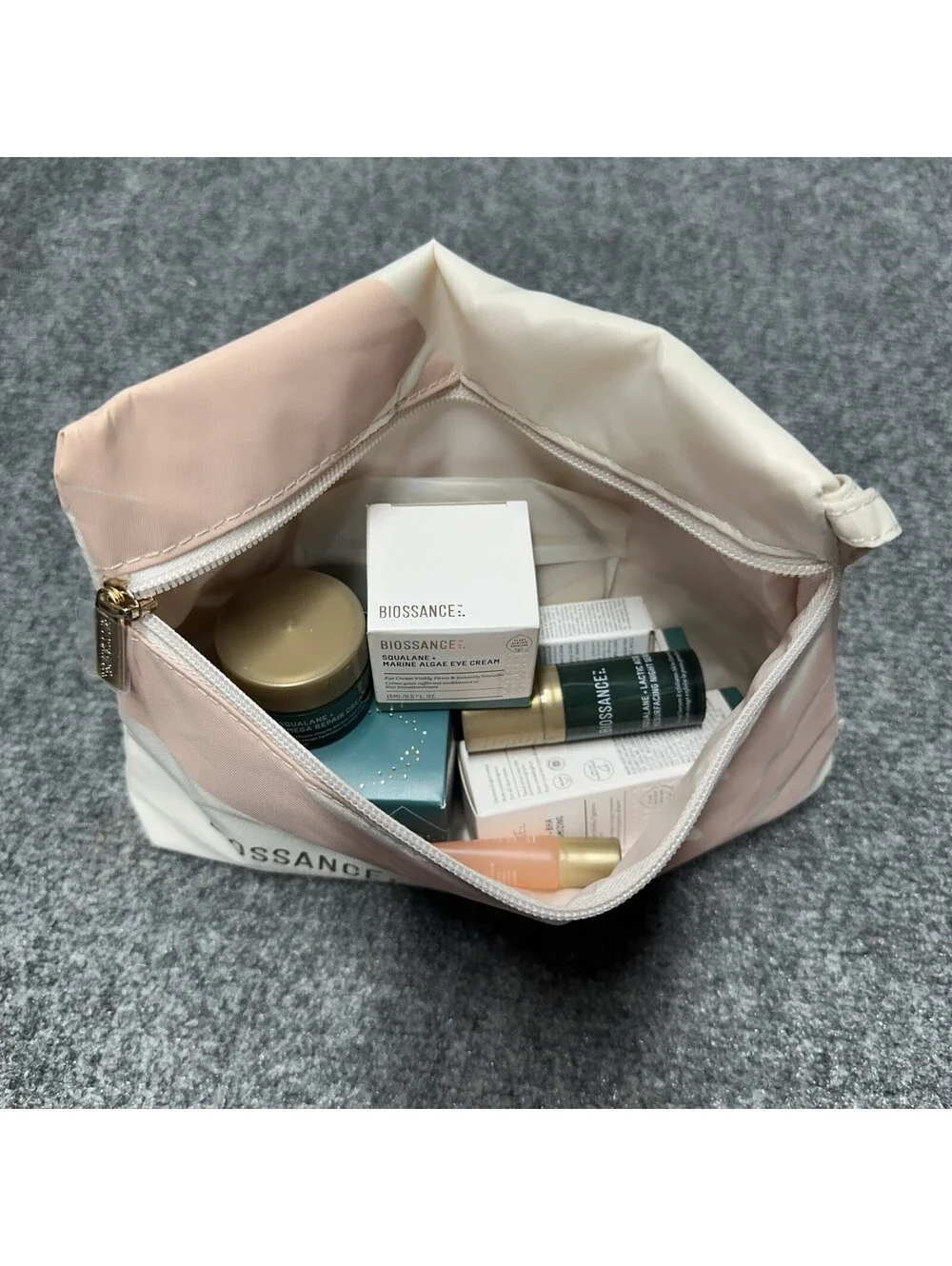 Biossance Squalane Complete Travel Size Skincare Set 8 Piece Routine & Mirror