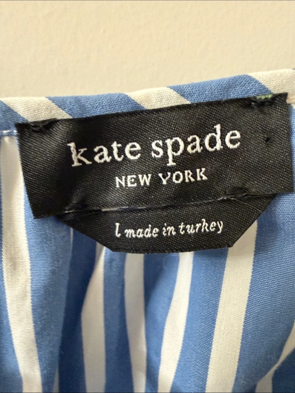 kate spade blue white