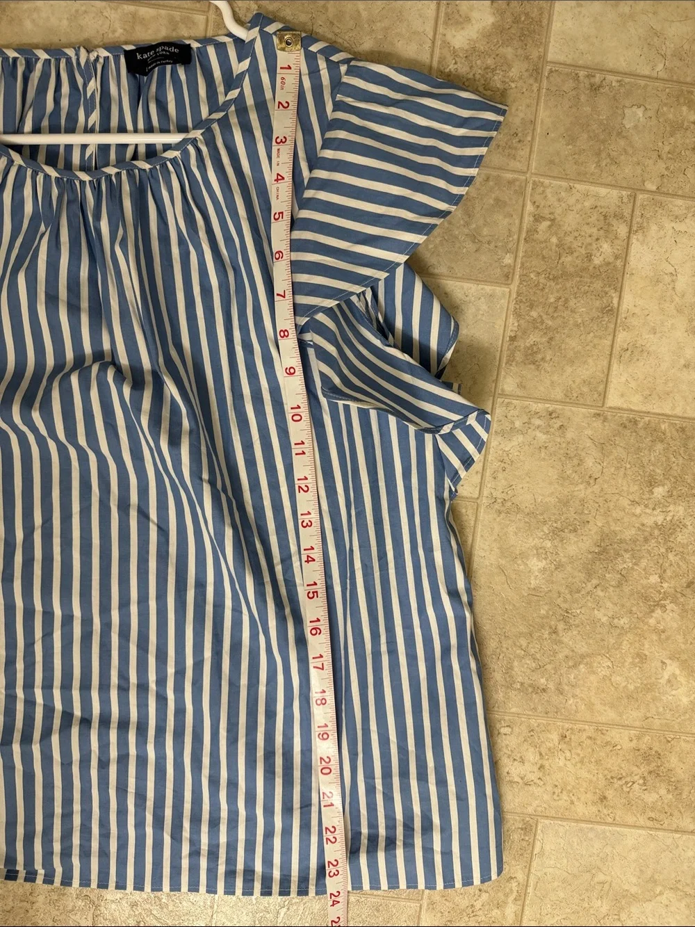 kate spade blue white