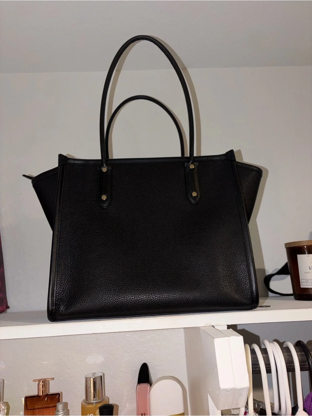 kate spade structured leather