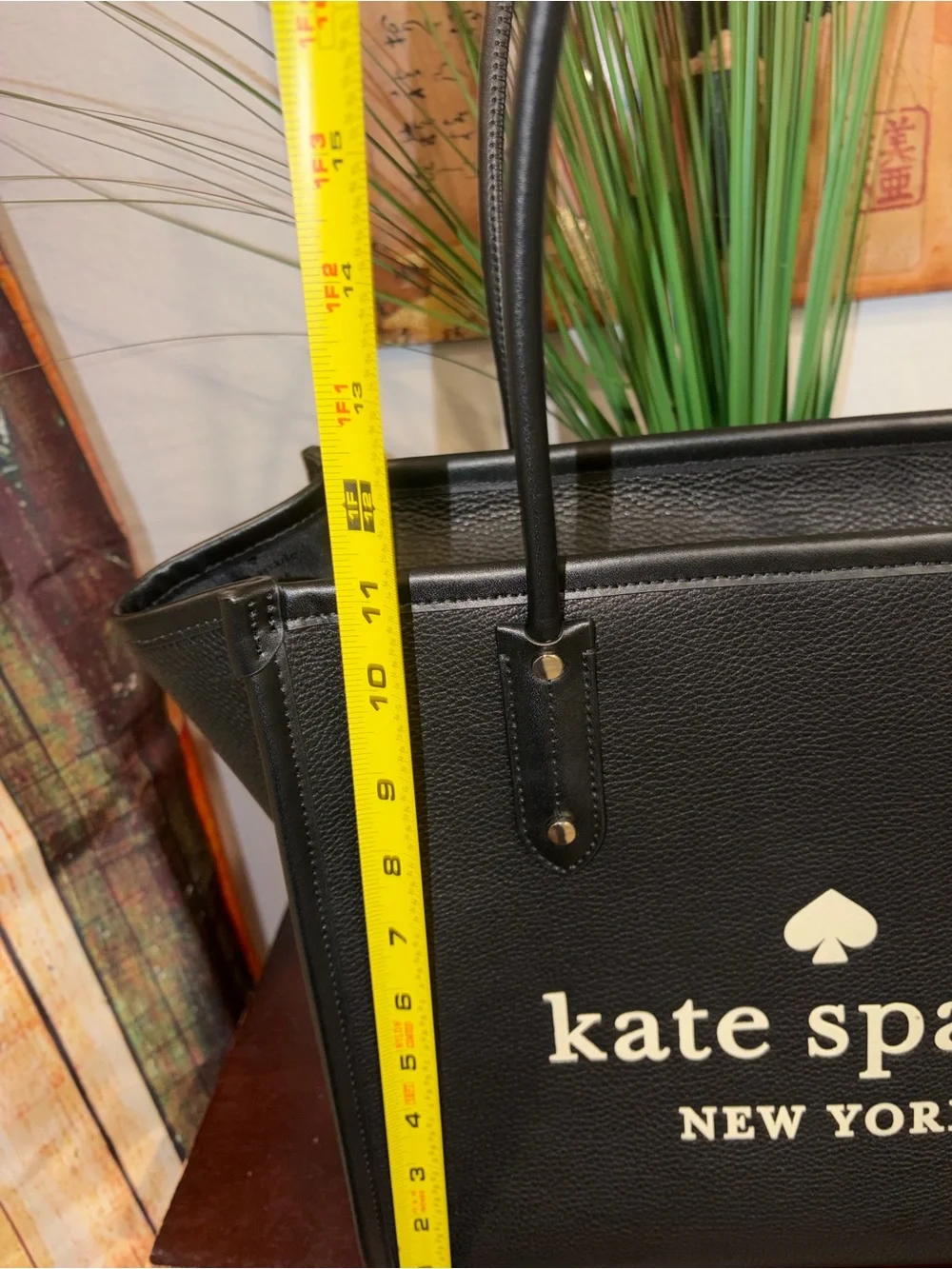 kate spade structured leather