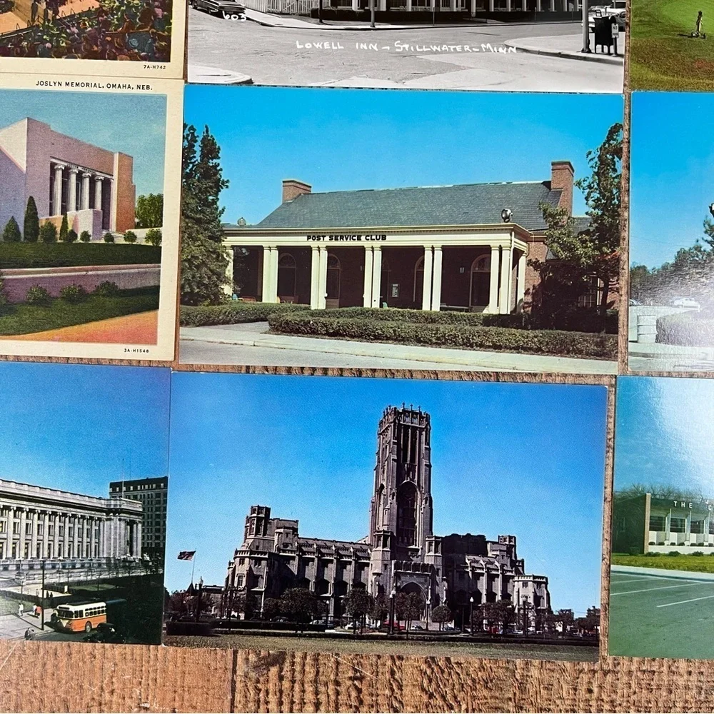 Vintage 70's Postcard Bundle Pack States Montana Indiana Minnesota Wisconsin