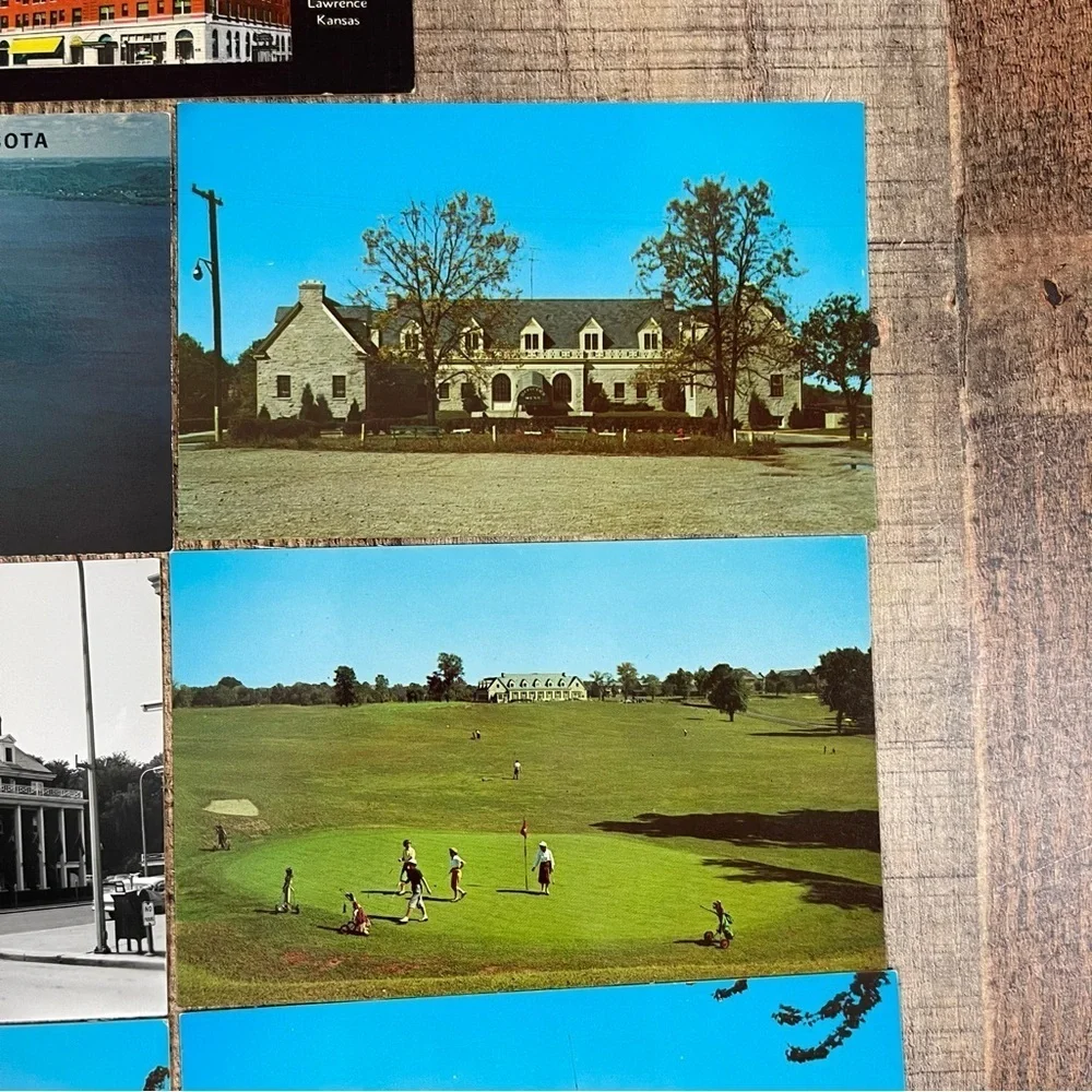 Vintage 70's Postcard Bundle Pack States Montana Indiana Minnesota Wisconsin