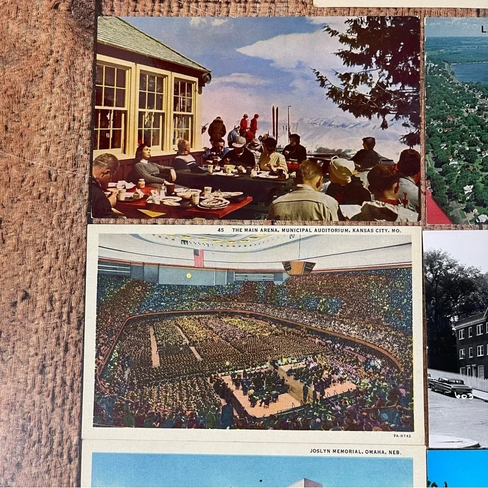 Vintage 70's Postcard Bundle Pack States Montana Indiana Minnesota Wisconsin
