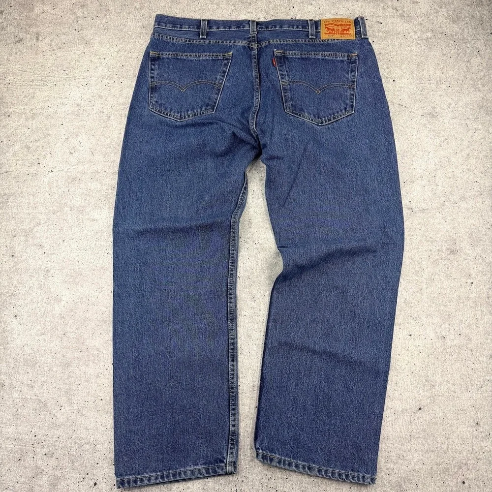 Levis‎ 505 Regular Fit Mens Jeans Blue Straight Leg Denim 40x30 (40x29)