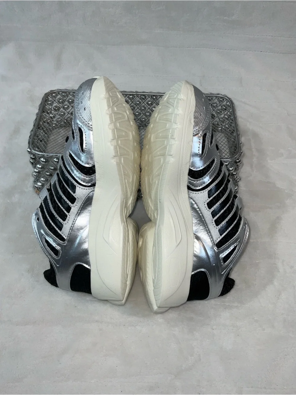 adidas 2000s metallic