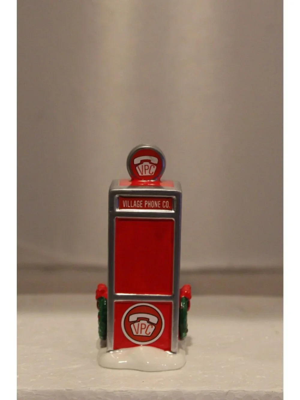 Dept 56 Snow Village - Village Phone Booth