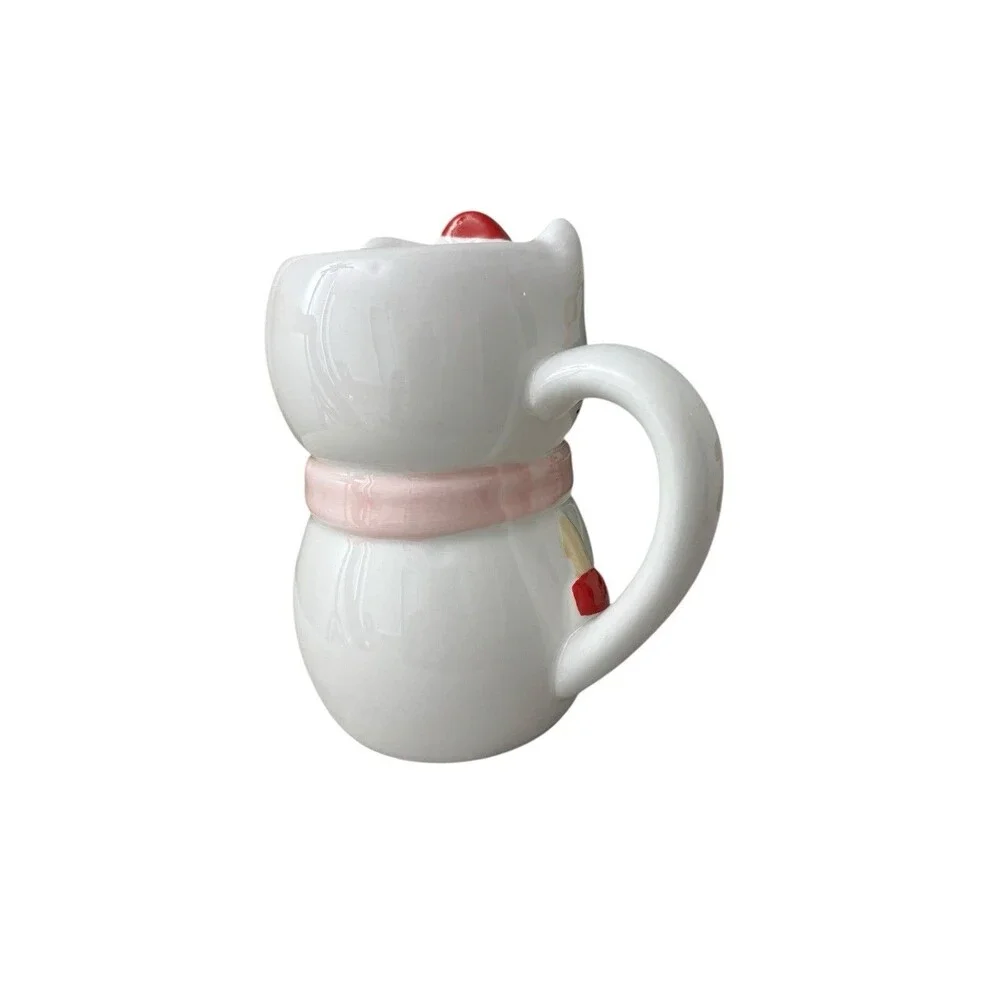 Sanrio Hello Kitty Snowman 20 Ounce 3D Sculpted Ceramic‎ Mug Holiday Christmas