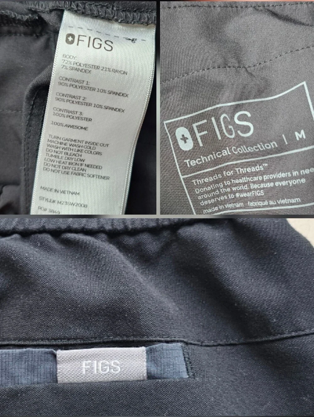 Figs men scrub