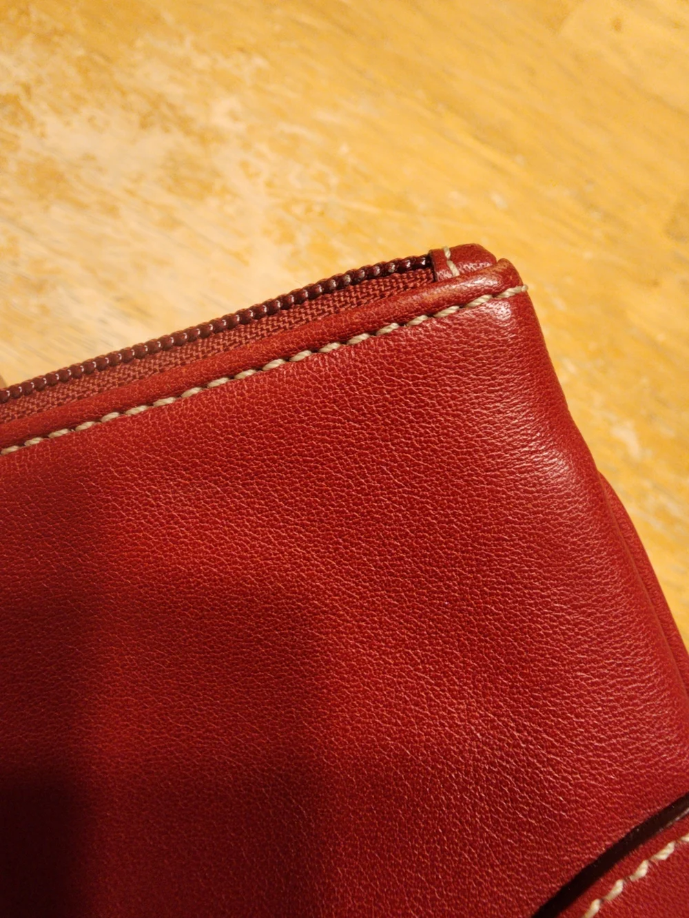 Coach vintage red