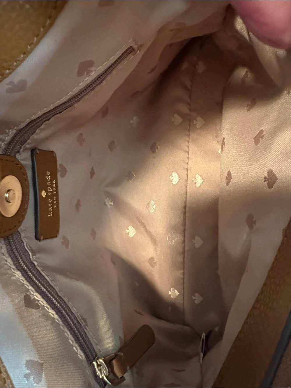 kate spade New York Brown Leather Tote Bag