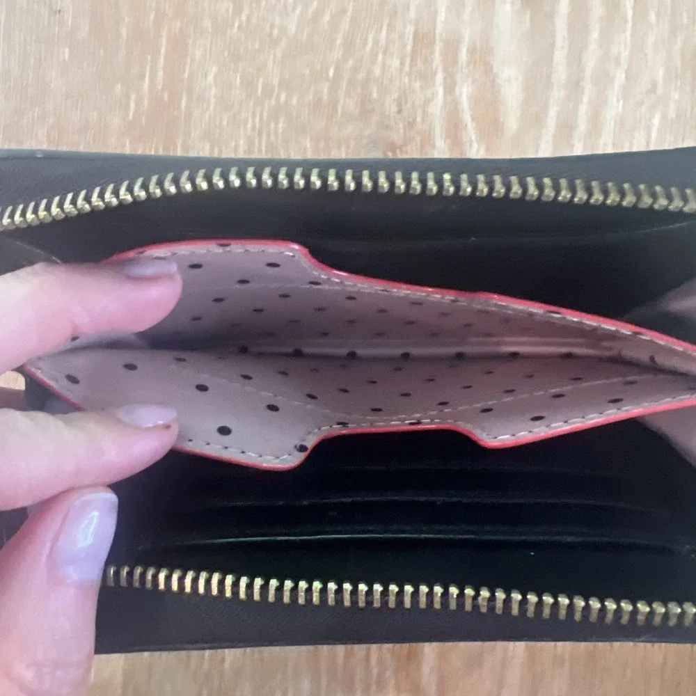 Stella & Dot Wallet Animal‎ Print Leopard Cheetah Zipper