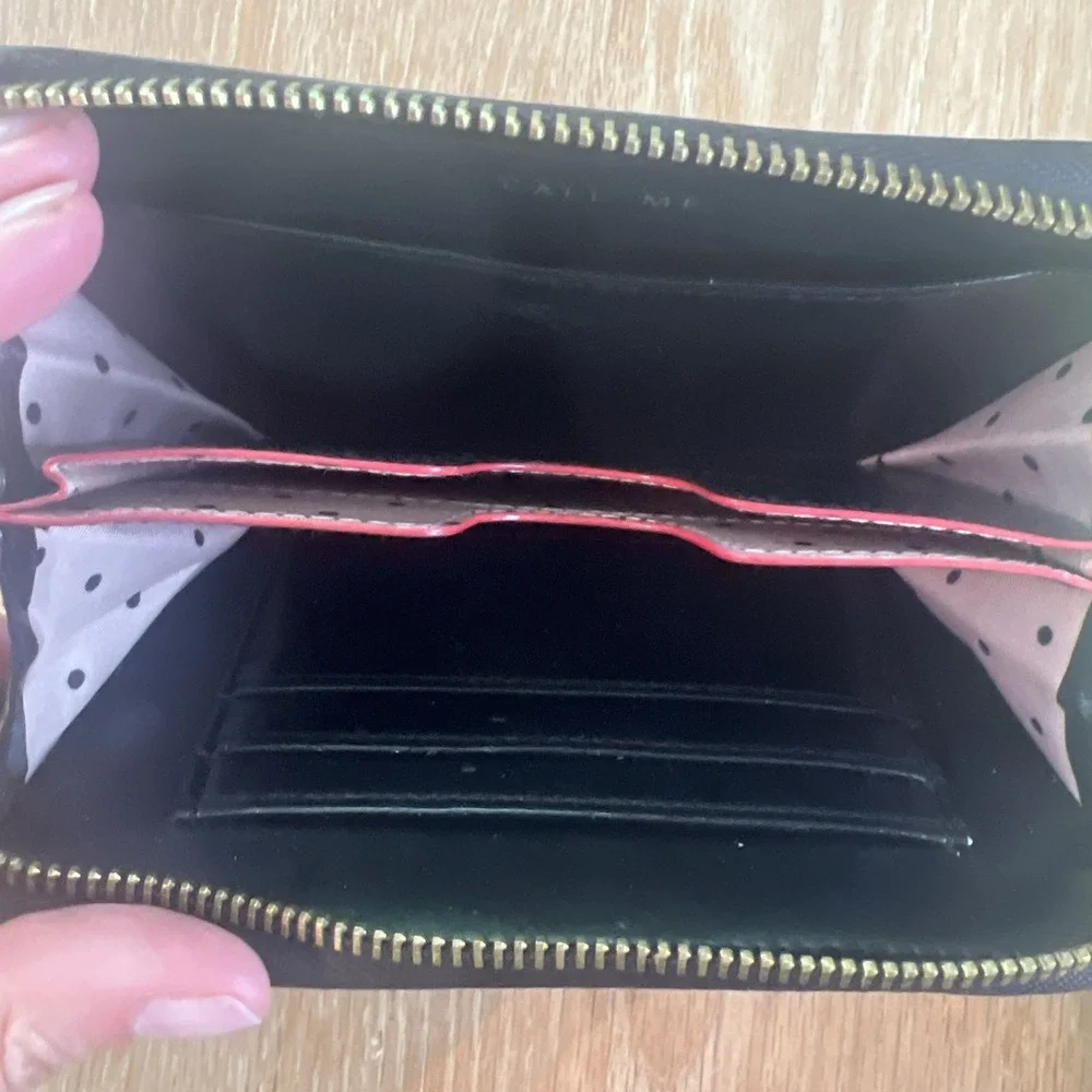 Stella & Dot Wallet Animal‎ Print Leopard Cheetah Zipper