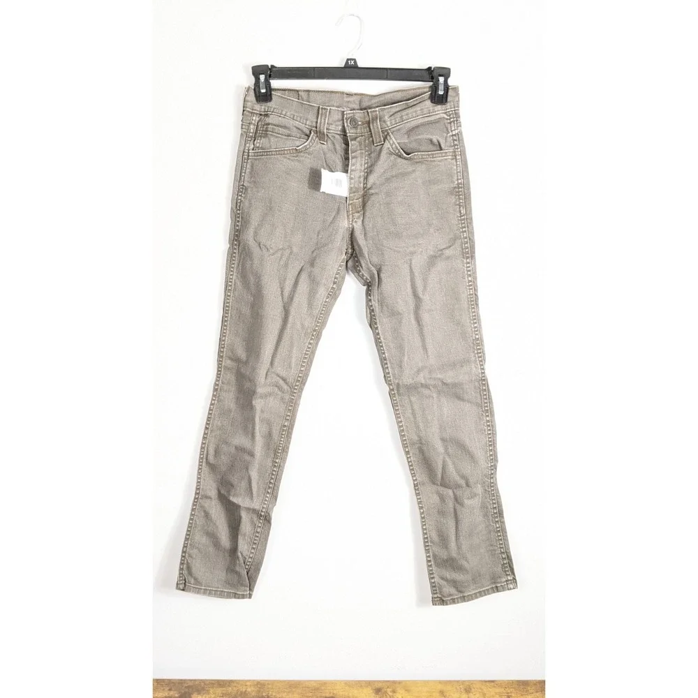 Levi's 511 Slim Stretch‎ Denim Pants – Green/Brown Casual Modern Fit 31×30