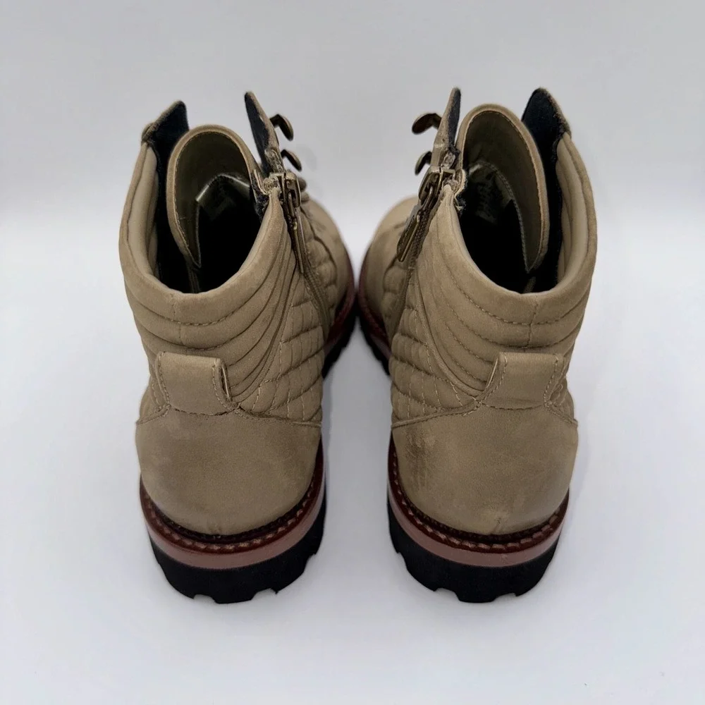 Blondo Helen Boots Women's Size 8.5‎ Brown Quilted Waterproof Leather