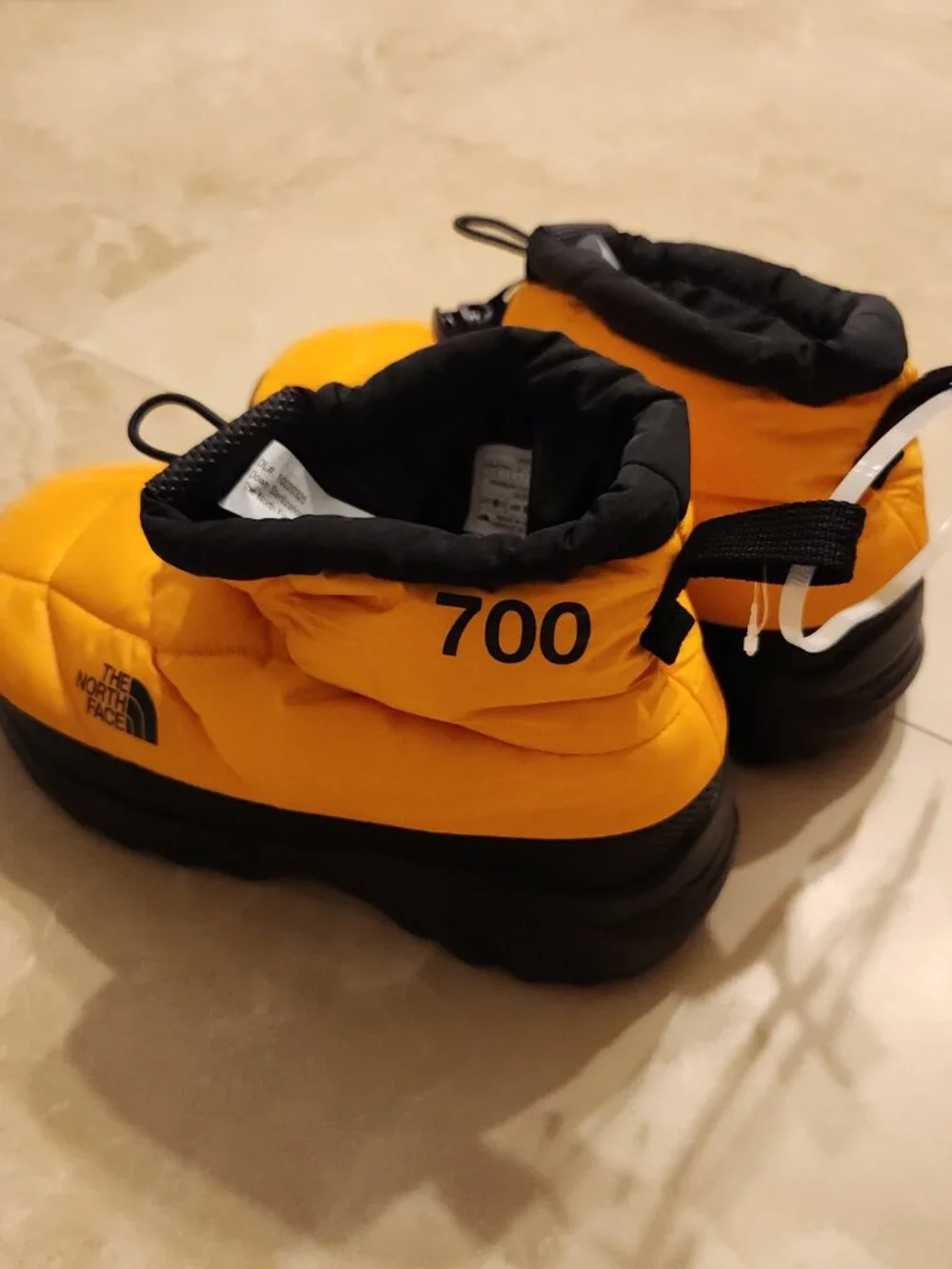 The North Face Nuptse Traction Chukka Boots Summit Gold Size 5 US Men / Kids