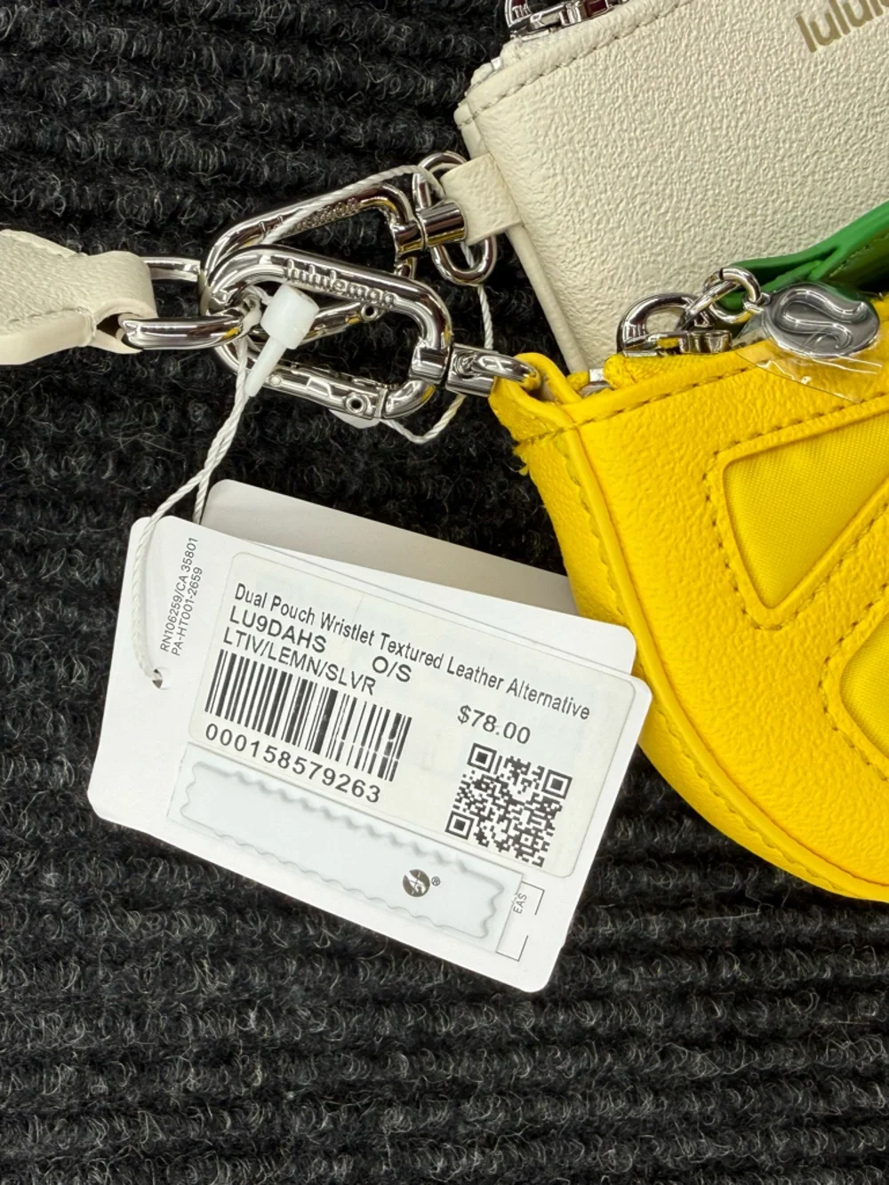 lululemon athletica measurements pouch