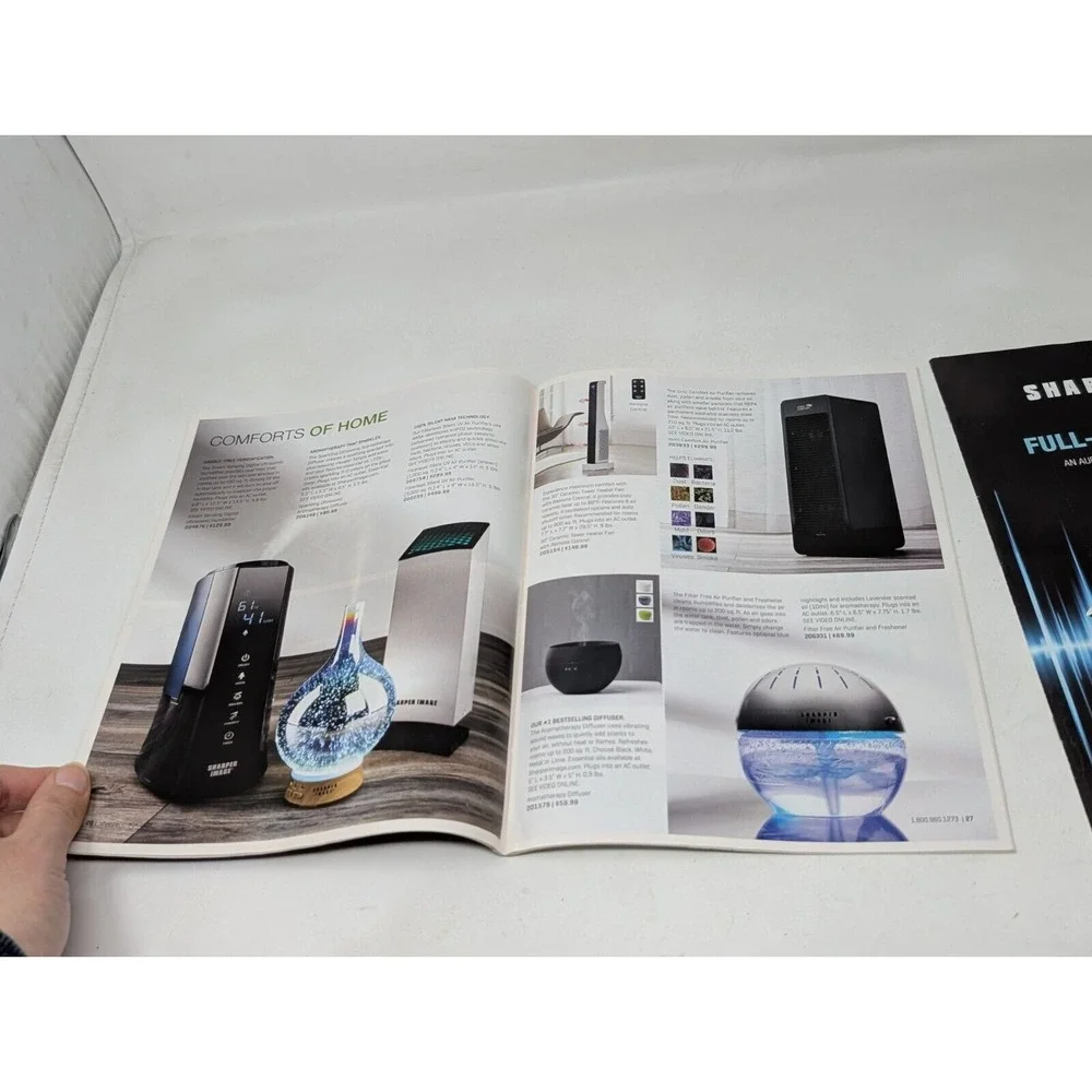 Sharper Image Catalog Magazine Technology Fall‎ Holiday Christmas 2018 2020 VTG