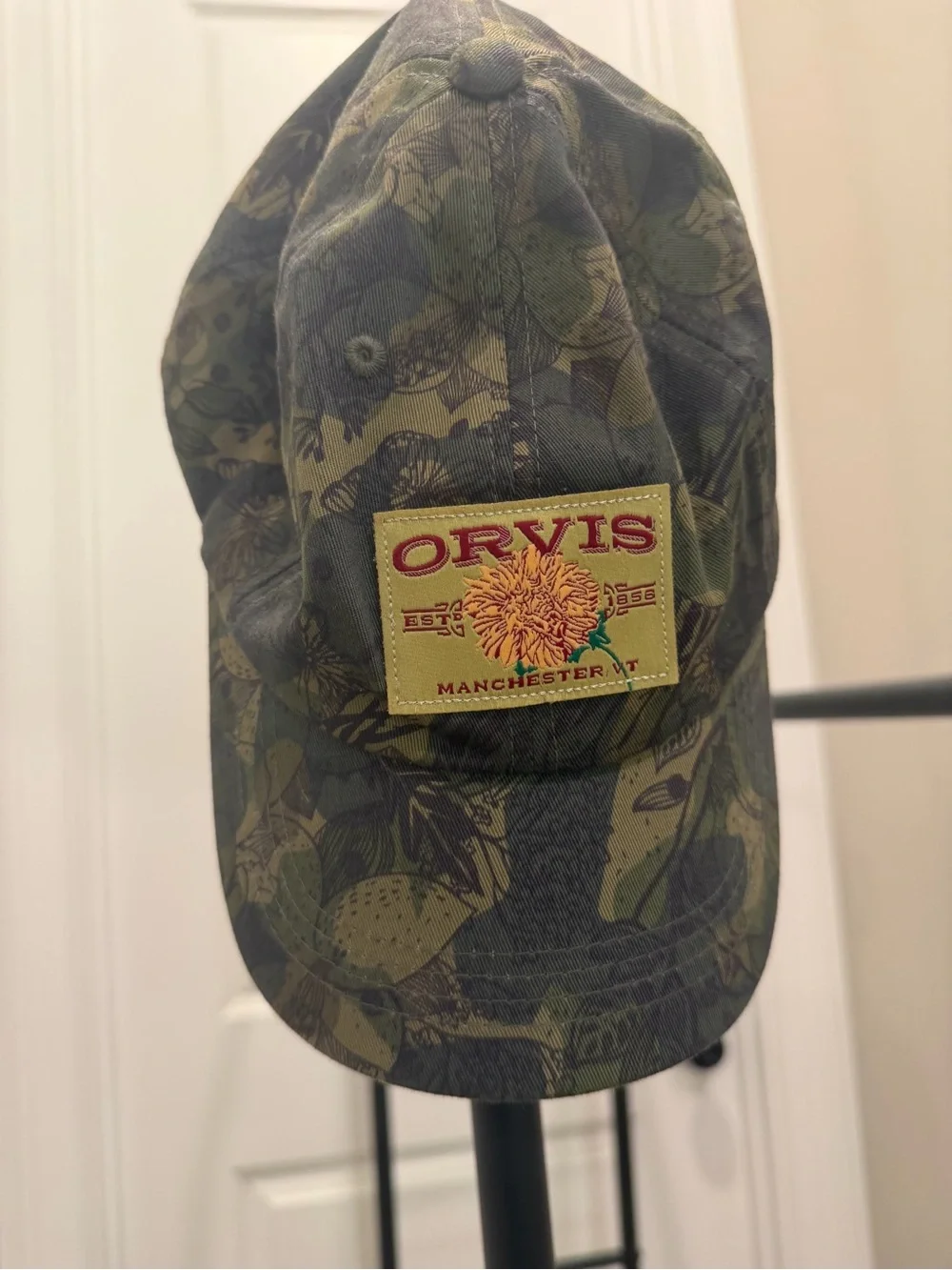 Orvis Green Women’s Camo Baseball Hat with Patch