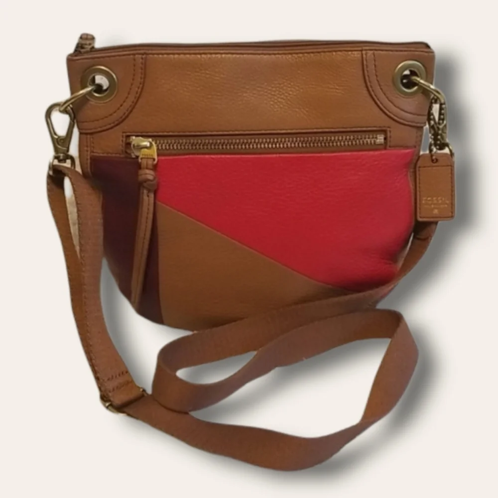 FOSSIL Karli Hobo Genuine Leather Bag Like New II