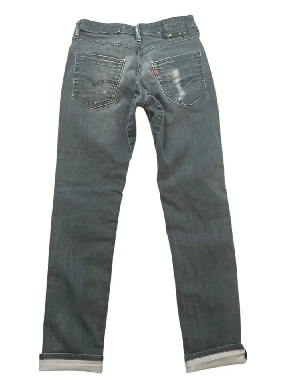 Levi’s 511 Commuter Jeans Men’s 30 Grey Comfort Reflective Slim Fit Urban Casual