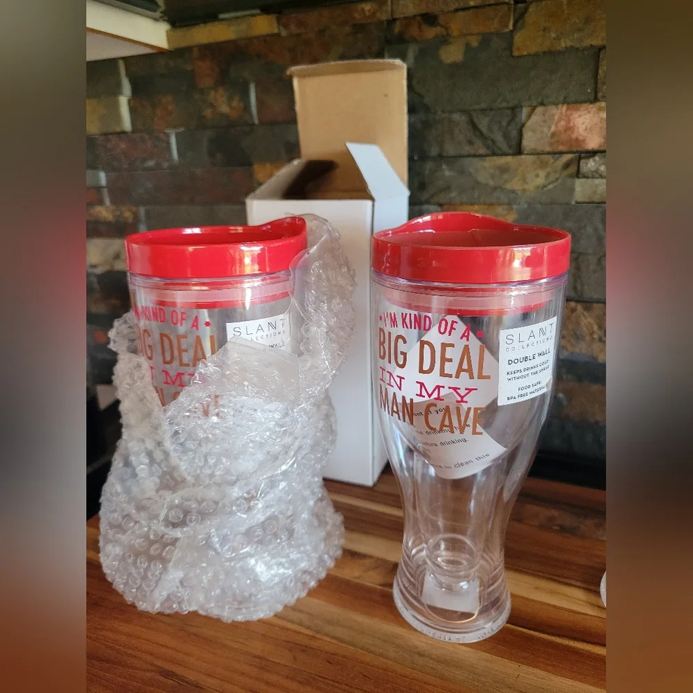 Slant‎ double wall Man Cave Cups, Dad Mug Fathers Day