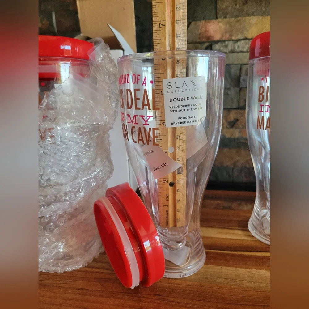 Slant‎ double wall Man Cave Cups, Dad Mug Fathers Day