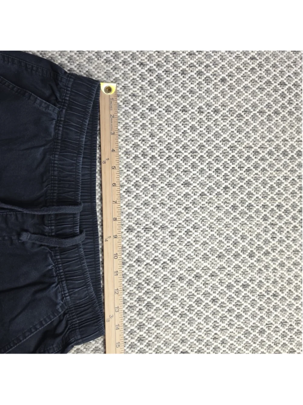 Jordan Essentials Mens Woven Pants Black Cotton Stretch Drawstring Jumpman M