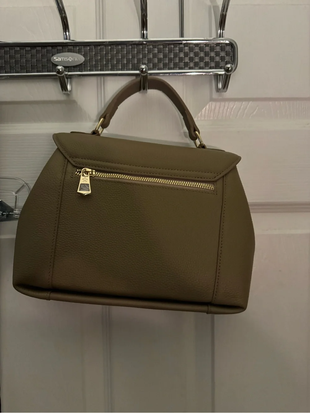 ZAC Zac Posen structured leather