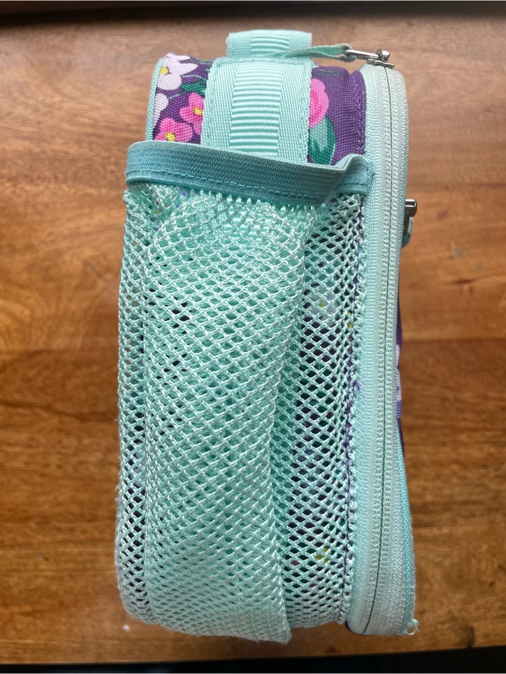 Pottery Barn Kids Girls Floral Lunch Bag with E Monogram Girls Flower Lunch Box