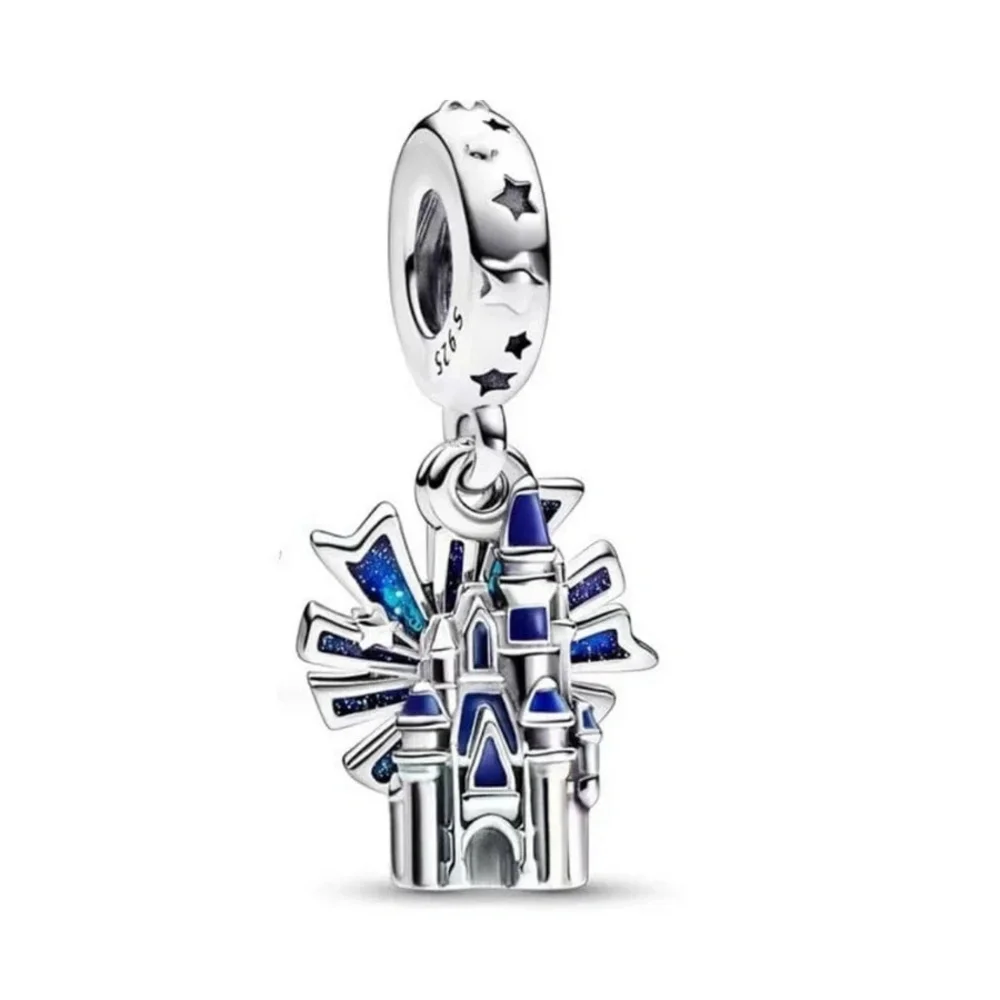 Pandora Disney Castle and Fireworks Dangle Charm