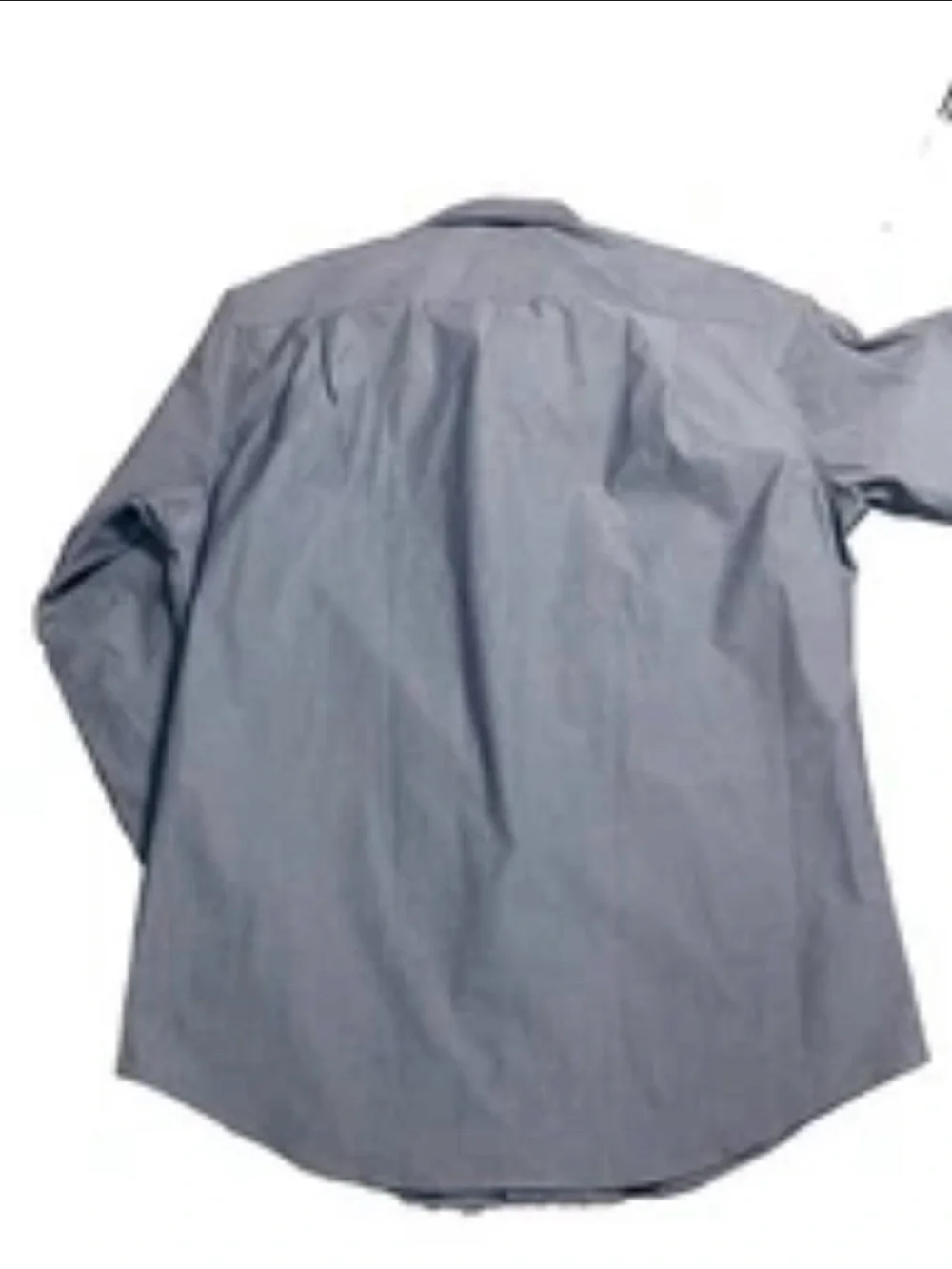 Banana Republic Men's Gray Long-Sleeve Dress Shirt