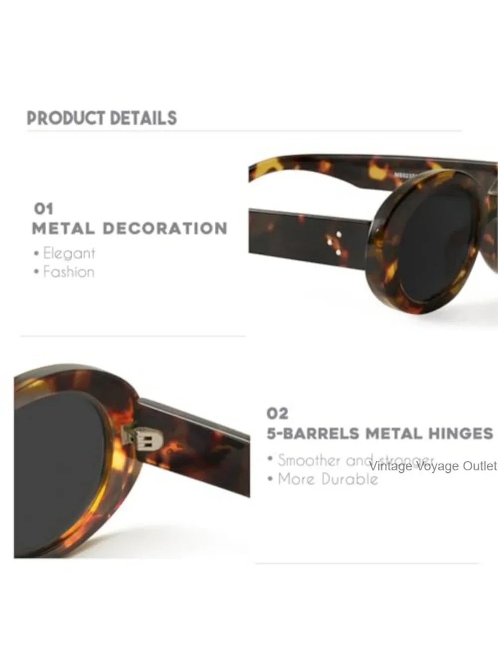 Oval Sunglasses for Women 90s Vintage Chunky Frame UV400