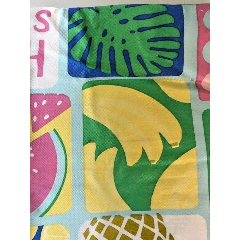 Summer Fun tablecloth zipper